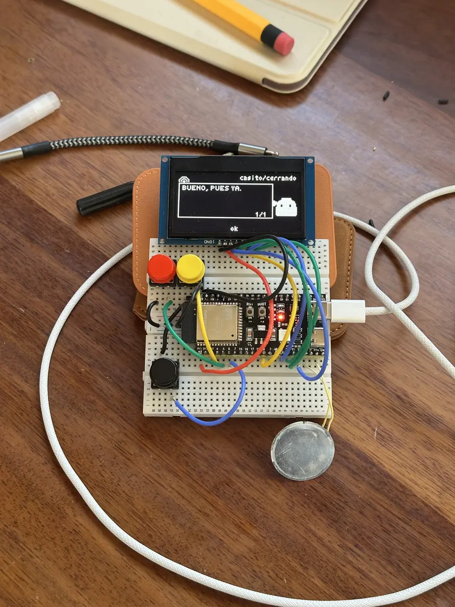 Vista general de Overthinker montado